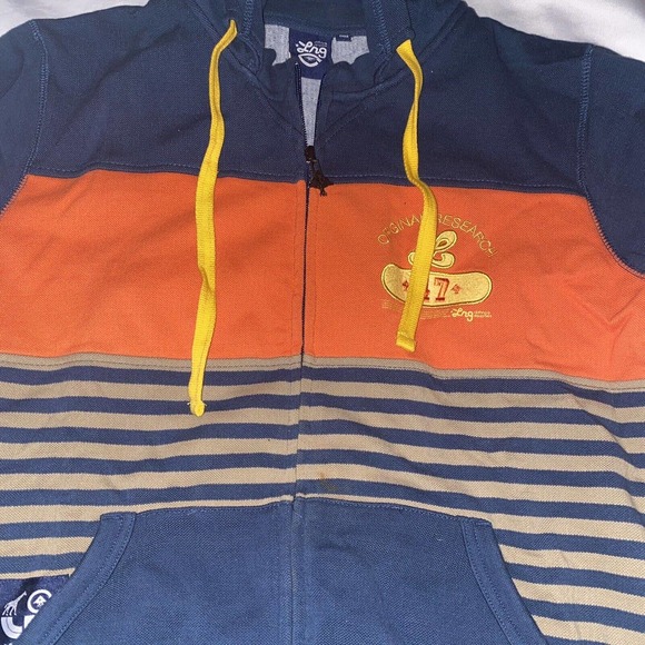 Lifted Research Group LRG Mens Small Full Zip Multi Hoodie Hooded Sweatshirt - Picture 7 of 13